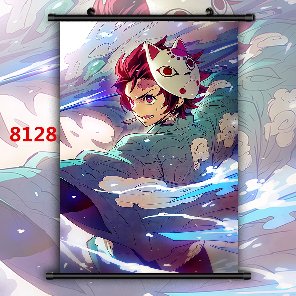 8128 Demon Slayer Kimetsu No Yaiba Аниме Манга плакат в рулоне - Цвет: 8128