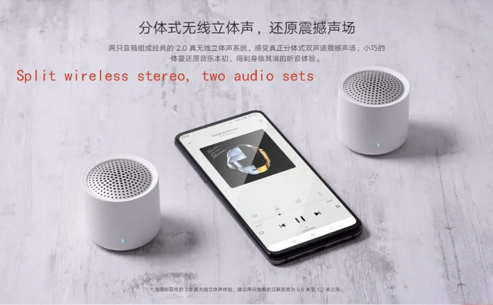 xiaomi Bluetooth динамик, стерео 2 шт, mi динамик, стерео, портативный mi ni, вызов аудио, Bluetooth 5,0, мобильный телефон cal