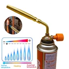 Портативный паяльный тепловой пистолет, Бутановая горелка, сварофонарь, Пламенный пистолет, пайка, огнемет, наружный кемпинг, барбекю, сварочные принадлежности