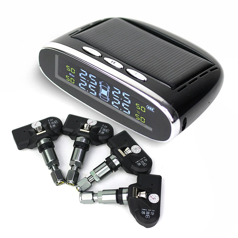 Система контроля давления в шинах TPMS IP036 на солнечной батарее беспроводная с 4