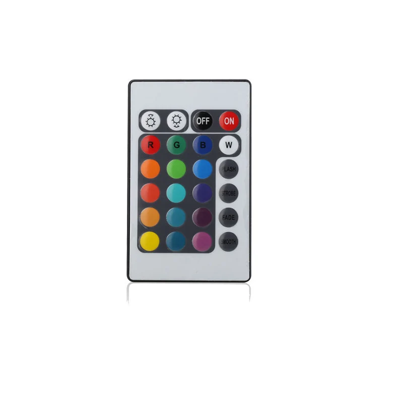 1 remote 10 Led пульт дистанционного управления RGB погружной светильник на батарейках подводный ночник наружная ваза чаша садовые вечерние украшения - Испускаемый цвет: 1 remote