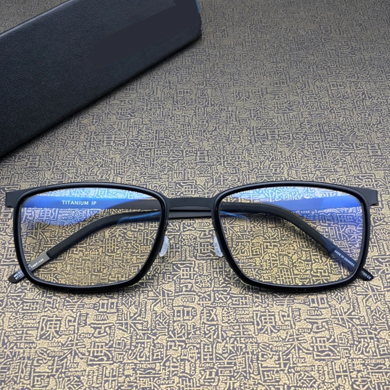 Дания брендовый дизайн титановая оправа для очков мужчин ультралегкие очки