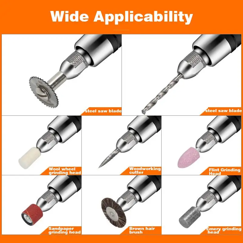 

Adjustable Speeds Electric Grinder Mini Drill Rotary Tools Grinding Machine USB Engraving Pen with Drill Bits Tools Engraving Pe