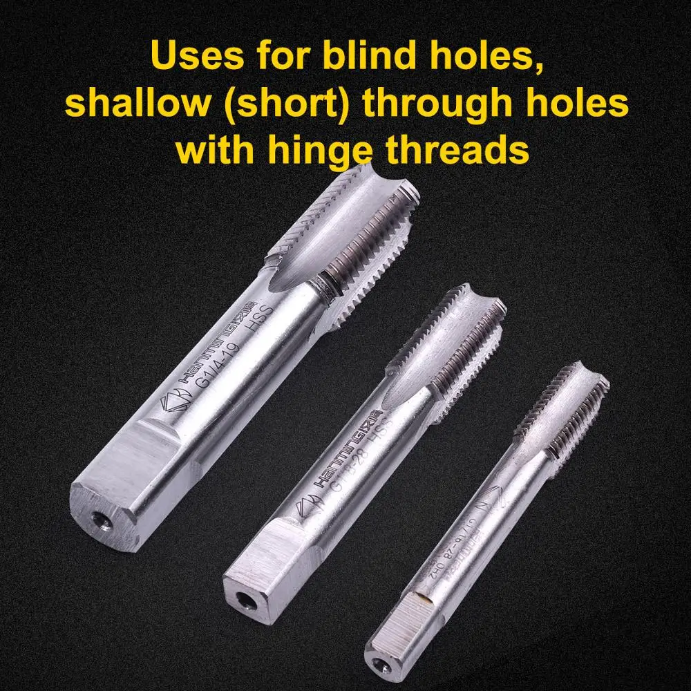 1 шт. резьба диаметром 8 мм 10 13 5 для труб/Прямая флейта NPT/HSS сверлильный станок