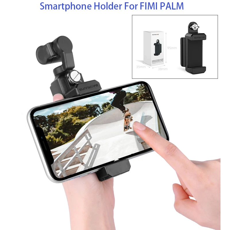 

FIMI PALM Gimbal Smartphone Clip Mount Clip Handheld Gimbal Stabilizer Connector Adapter for Fimi Palm Gimbal Accessories