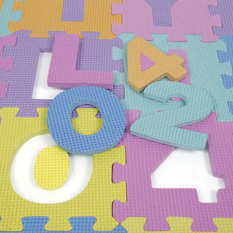 36 Pcs/Set Soft Jigsaw Kids Baby EVA Foam Alphabet Letters Numbers Play Puzzle Mats Educational Mat Toys HWC | Дом и сад