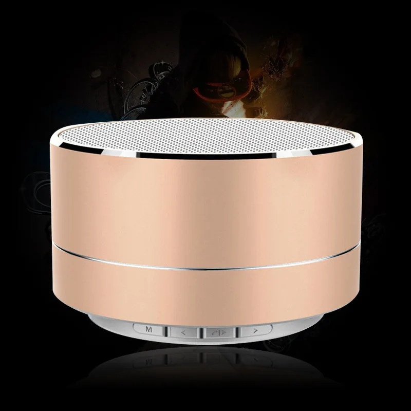 KAPCICE беспроводной bluetooth динамик металлический Мини Портативный subwoof звук с