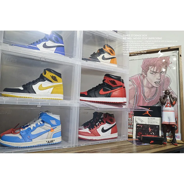 Professional Shoes Care Tool Sneakers Storage Box For Sneakers High State Anti Oxidation Acrylic Dust Collection Shoes Box