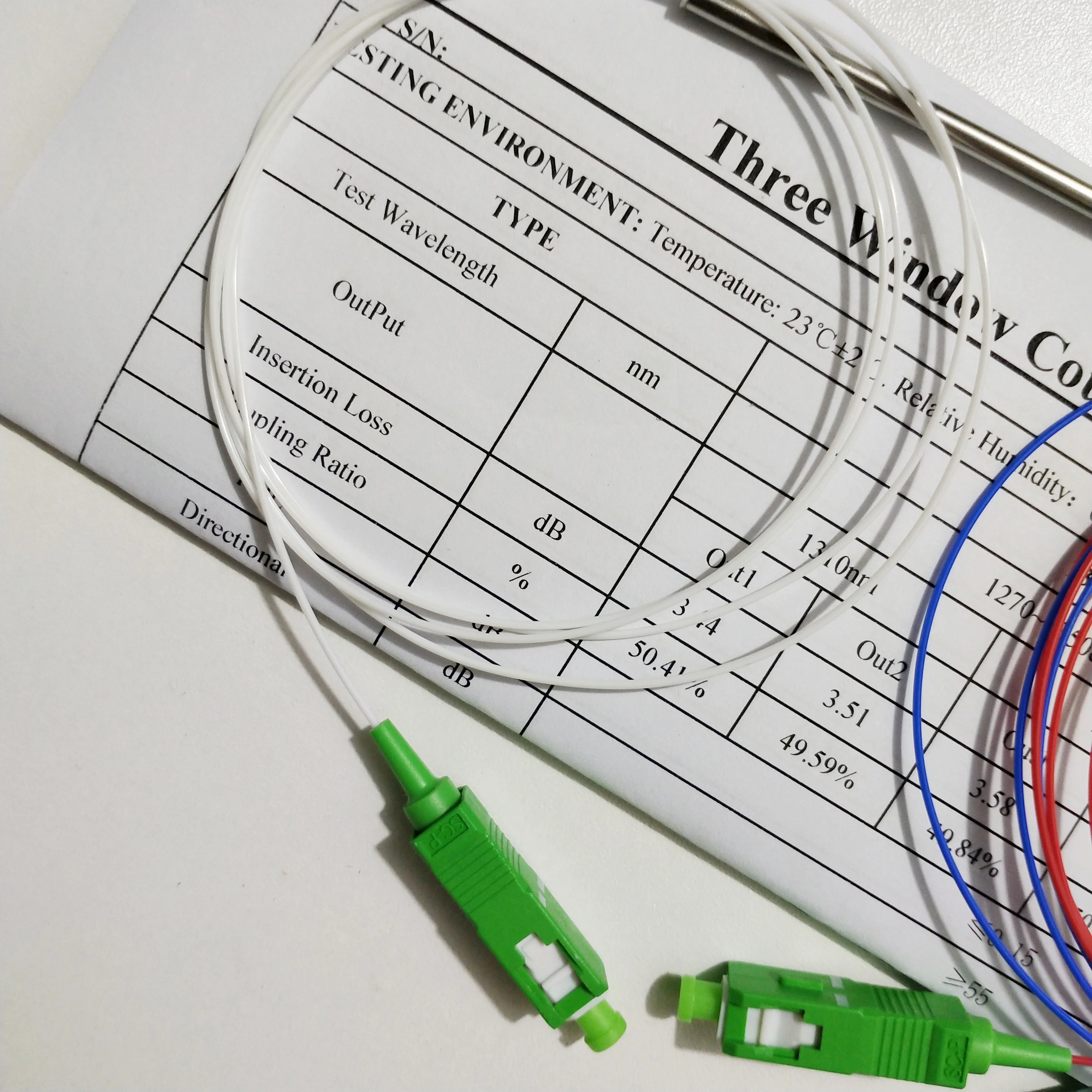 30 шт. 1x2 оптический сплиттер Прямая поставка с завода стальная труба 1X2