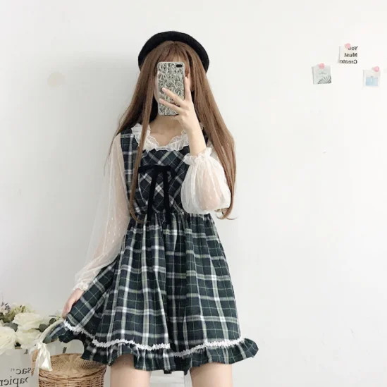 Элегантный дизайн сезон весна лето женский сарафан элегантное платье в клетку