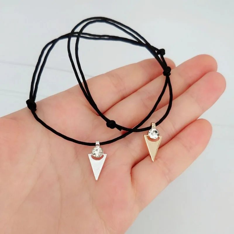 Ожерелье с подвеской золотистого и серебристого цвета hzew | Украшения аксессуары