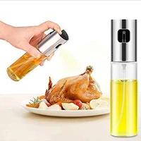kitchen tools cooking utensils olive oil sprayer barbecue grill grill spray glass oiler spray bottle abs oil bottle holder