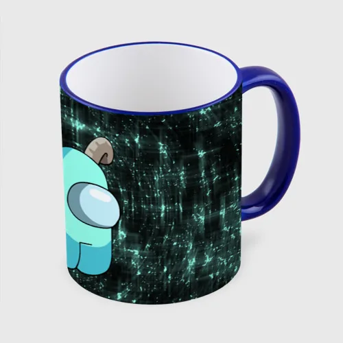 Кружка с полной запечаткой AMONG US - С РОЖКАМИ