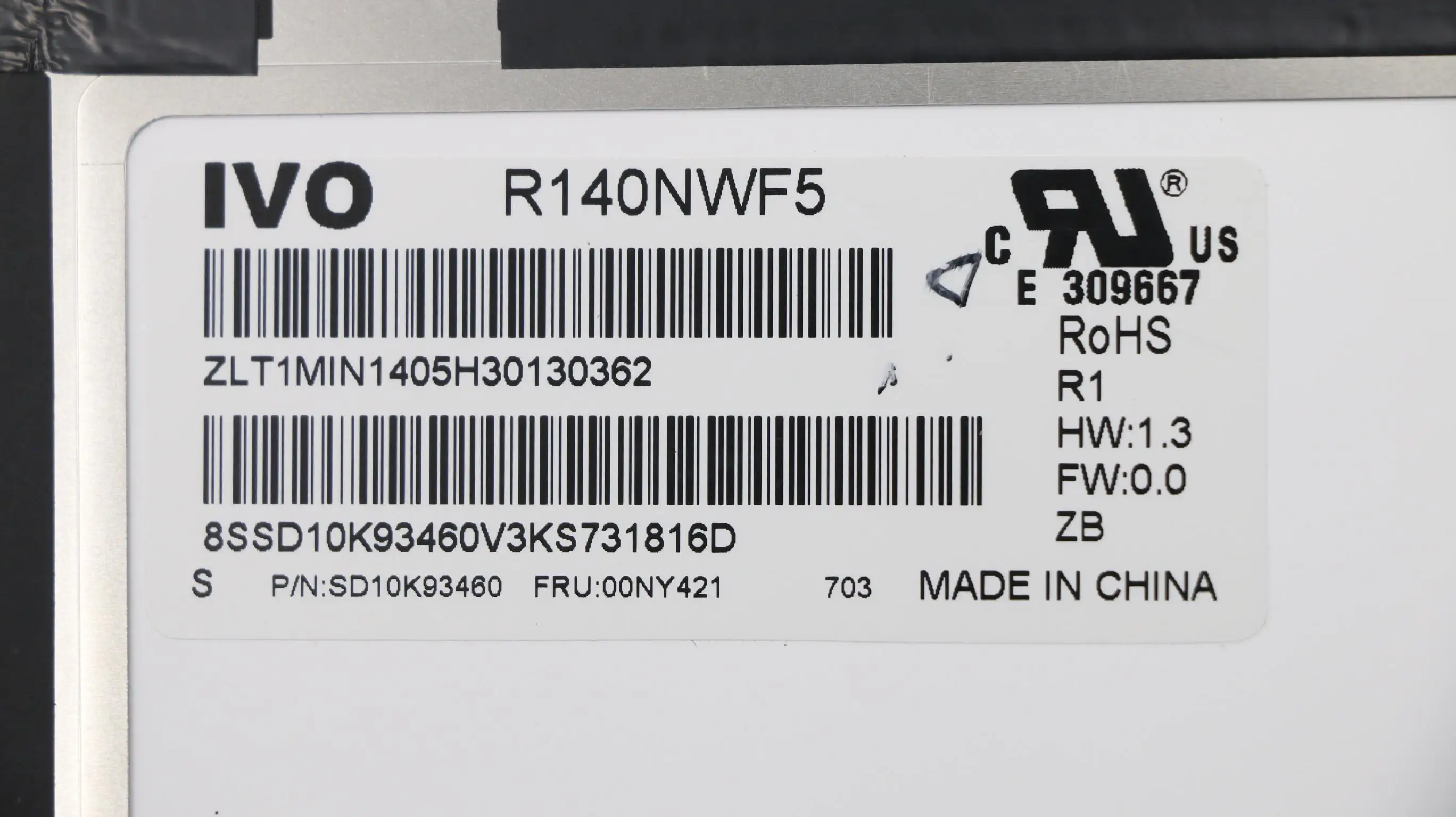 Новый сенсорный ЖК-экран для Lenovo ThinkPad T470 T470S A475 14 0 дюйма IPS FHD FRU 00NY421