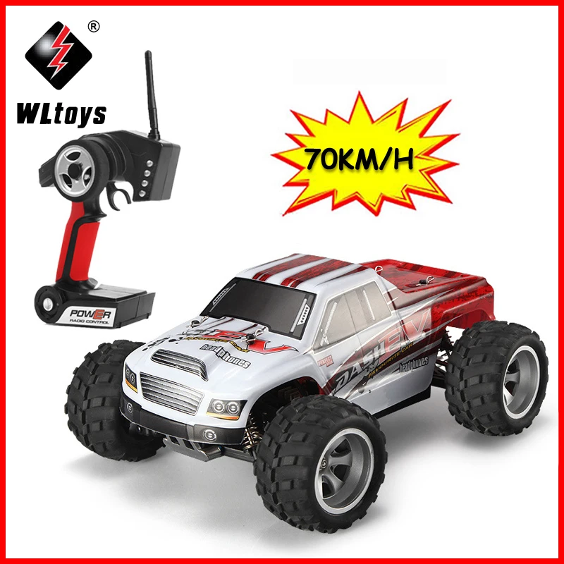 70 км/ч Новое поступление 1:18 4WD Радиоуправляемая машина Wltoys A979 B 2 4G