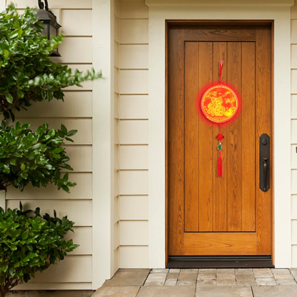 Китайский новый год праздник весны подвесной светильник с изображением