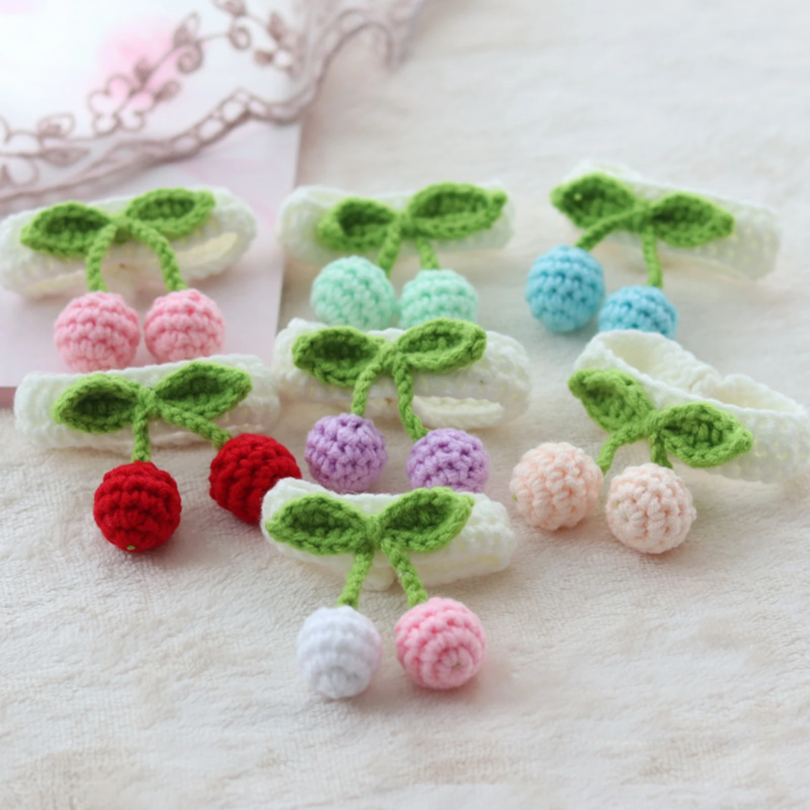 Кошачий ошейник горловое кольцо шарф ручной вязки вишня исправленными для кота