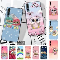 cartoon girl gifts cute owl lovers phone case for huawei p30 40 20 10 8 9 lite pro plus psmart2019