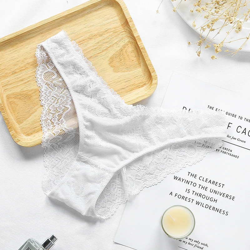 3 шт. женские бесшовные кружевные трусики нижнее белье | Женская одежда