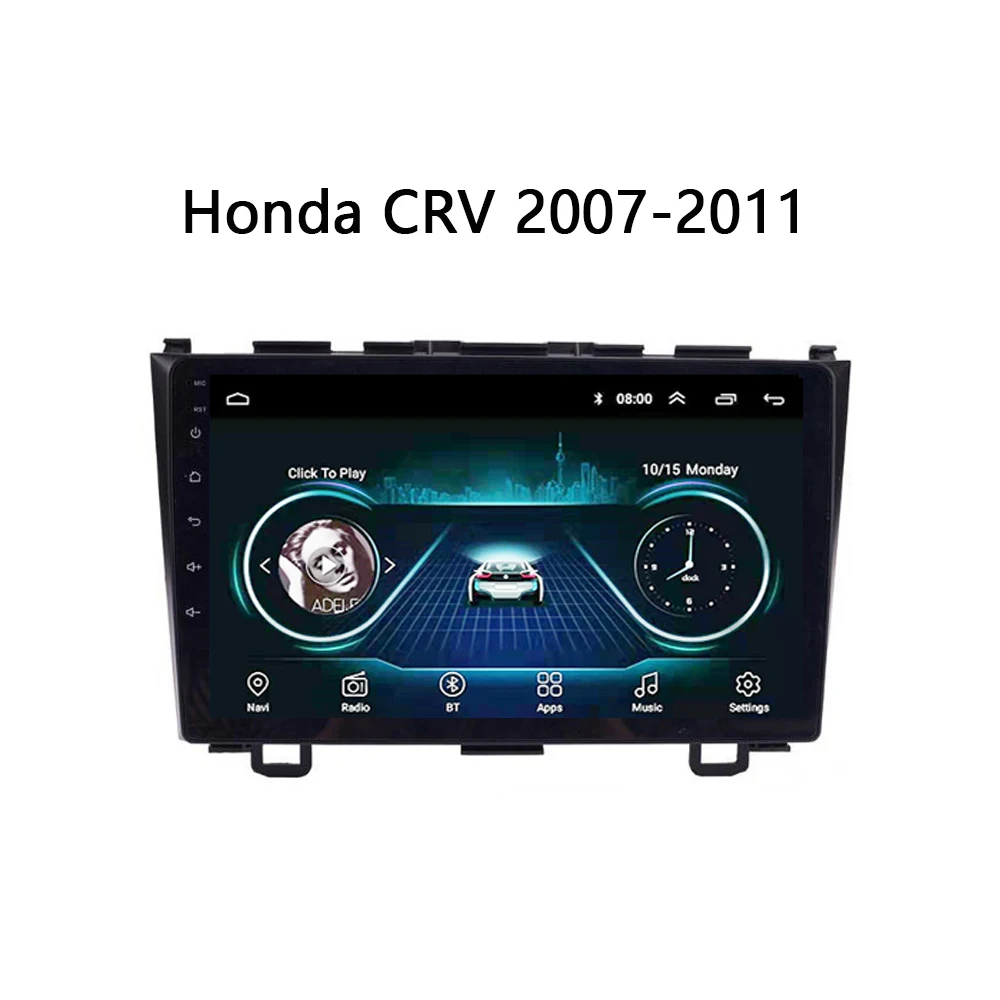 Android 8 1 9 &quotавтомобильное радио для Honda CRV 2007 2011 dvd плеер gps навигация видео
