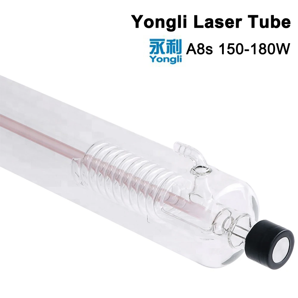 Yongli A8s 150 Вт CO2 лазерная трубка деревянная коробка для чехла длина упаковки 1850
