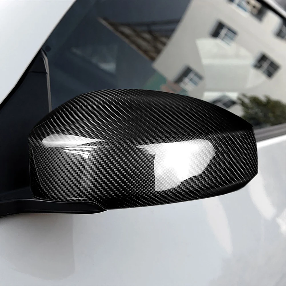 1 пара зеркал заднего вида покрытие для автомобиля накладка из углеродного