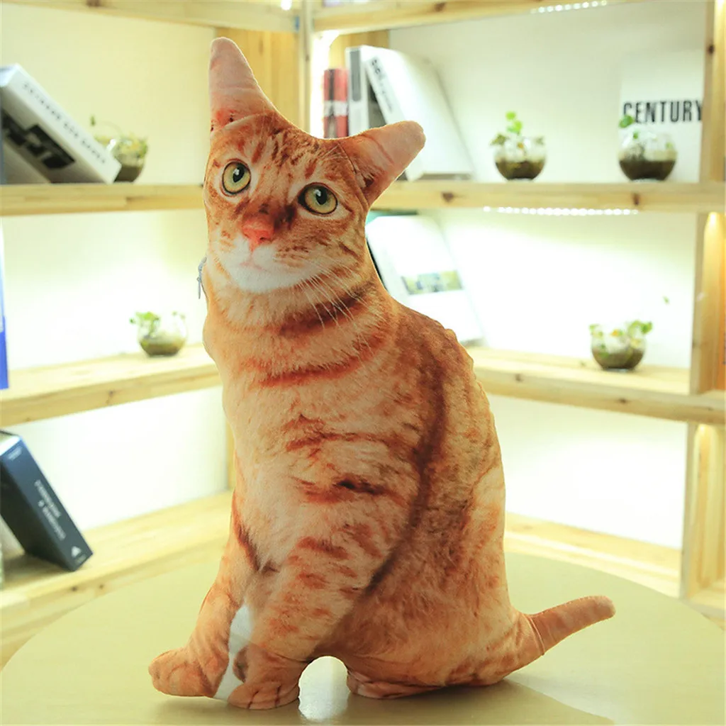 Печать моделирование кошка реалистичные Симпатичные Моделирование плюшевая