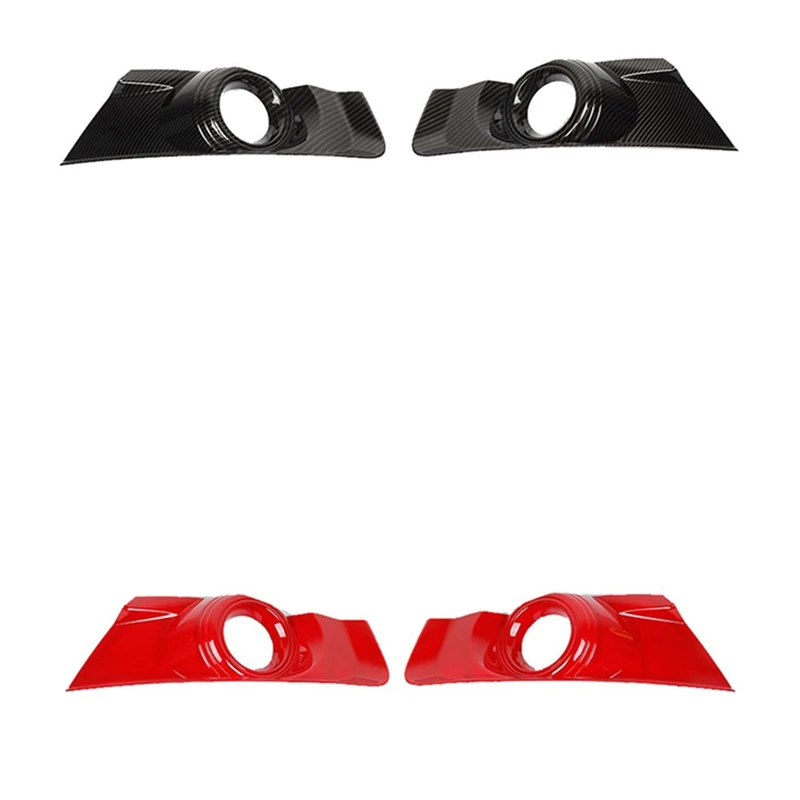 

Front Bumper Fog Light Lamp Panel Cover Trim ABS for Ford Mustang 2015 2016 2017 Car Accessories