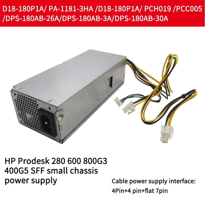 

Оригинальный блок питания для HP 280 600 800G3 400G5 SFF