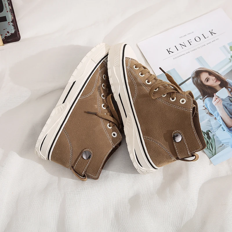 

Martin boots women's 2021 spring and autumn new short boots British style versatile women's shoes board shoes canvas shoes
