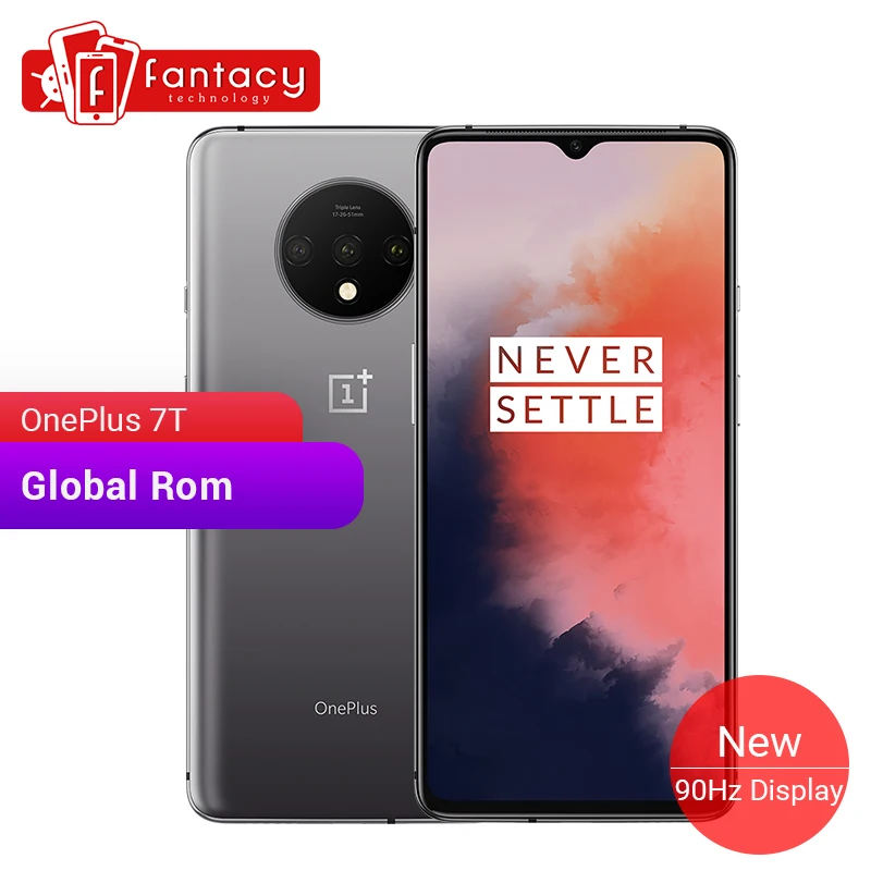 Смартфон OnePlus 7T с глобальной прошивкой 8 ГБ 256 Snapdragon 855 Plus AMOLED экран 90 Гц камера 48 МП