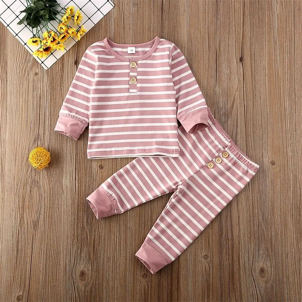 Топы для новорожденных мальчиков и девочек джемпер футболка длинные штаны