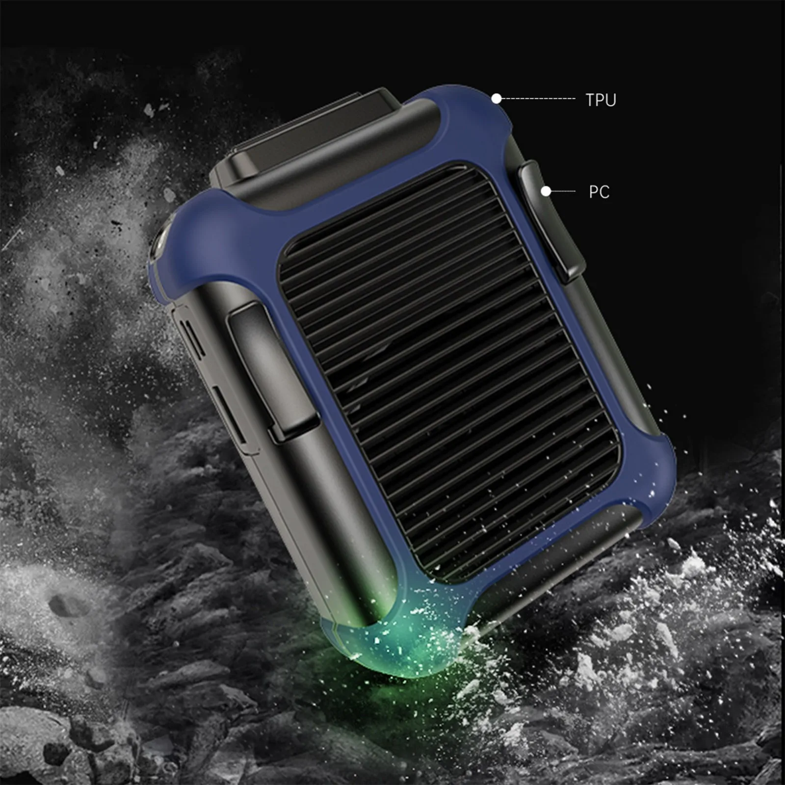 Мини-вентилятор портативный с зажимом на талию и USB-зарядкой | Дом сад