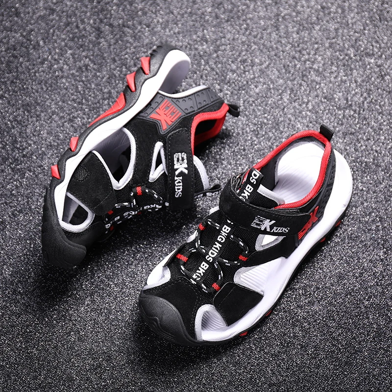 Сандалии детские резиновые дышащие школьные Босоножки с открытым носком