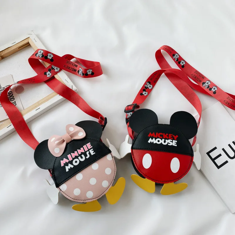 

5 Стиль аниме Disney рюкзак для детей с изображением Микки Мауса и Минни Маус; Мешок Водонепроницаемый силиконовый мешок для маленьких девочек ...