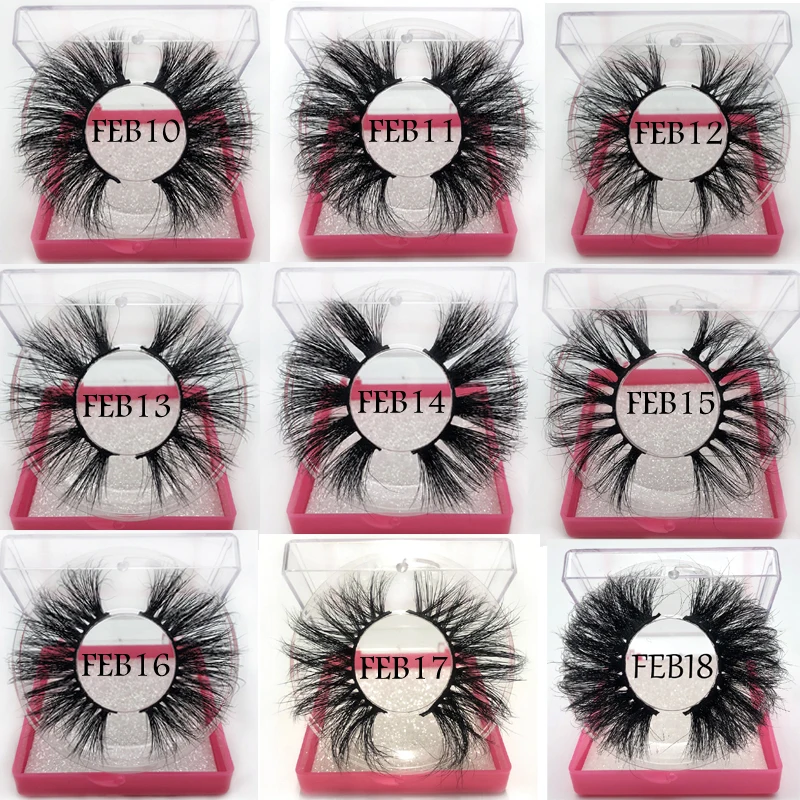 Драматические накладные ресницы 3D настоящие норковые перекрещивающиеся толстые