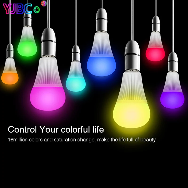 Miboxer 9 Вт RGB + CCT светодиодный ная лампа E27 светильник AC100 ~ 240 В Светодиодная 2 4G