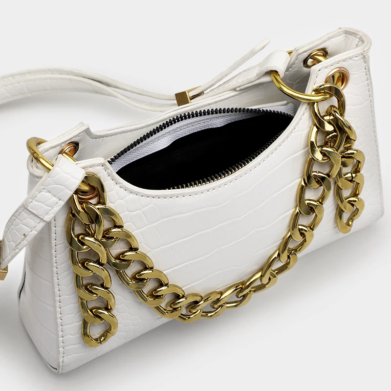

New Woman Shoulder Bag Fashionable Simple Chain Messenger Bag High Quality Luxury Designer Handbag 2021 New Female Underarm Bag