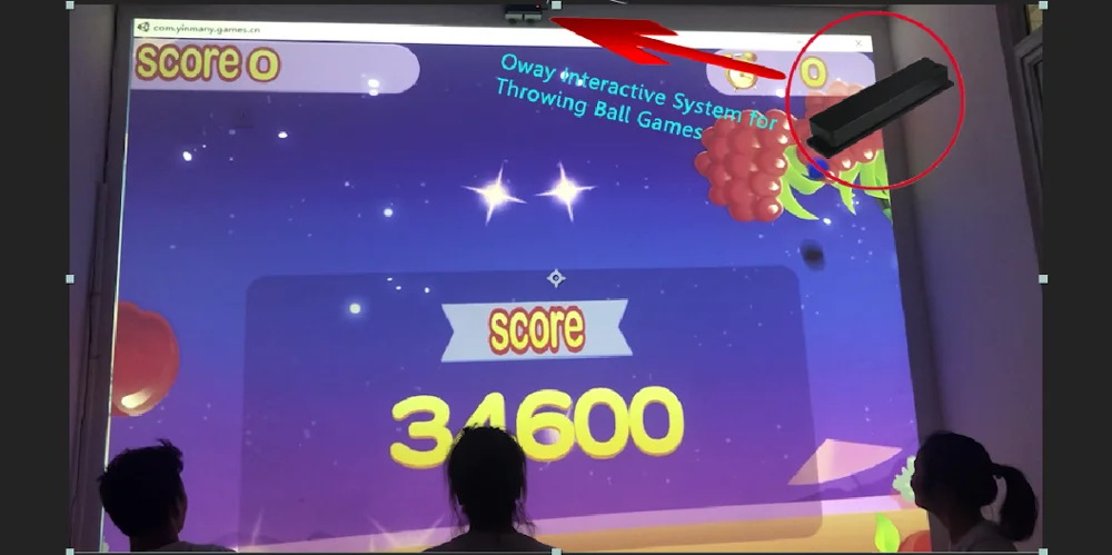 Интерактивный проектор для настенных игр программное обеспечение детей