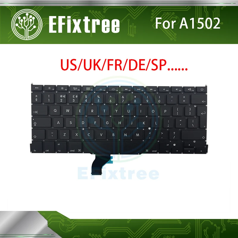 Ноутбук A1502 с клавиатурой английская американская русская испанская французская