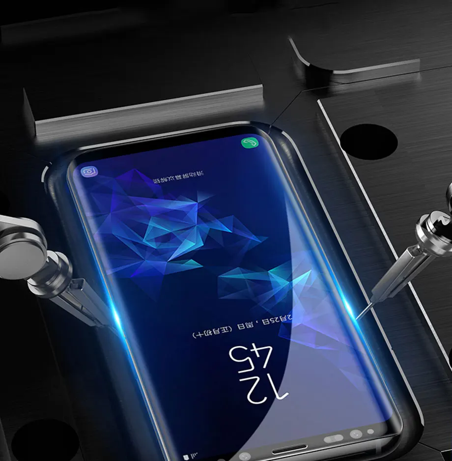 500D полностью изогнутое закаленное стекло для samsung Galaxy S9 S8 Plus Note 9 8 Защитная пленка для экрана на samsung S7 S6 Edge S9
