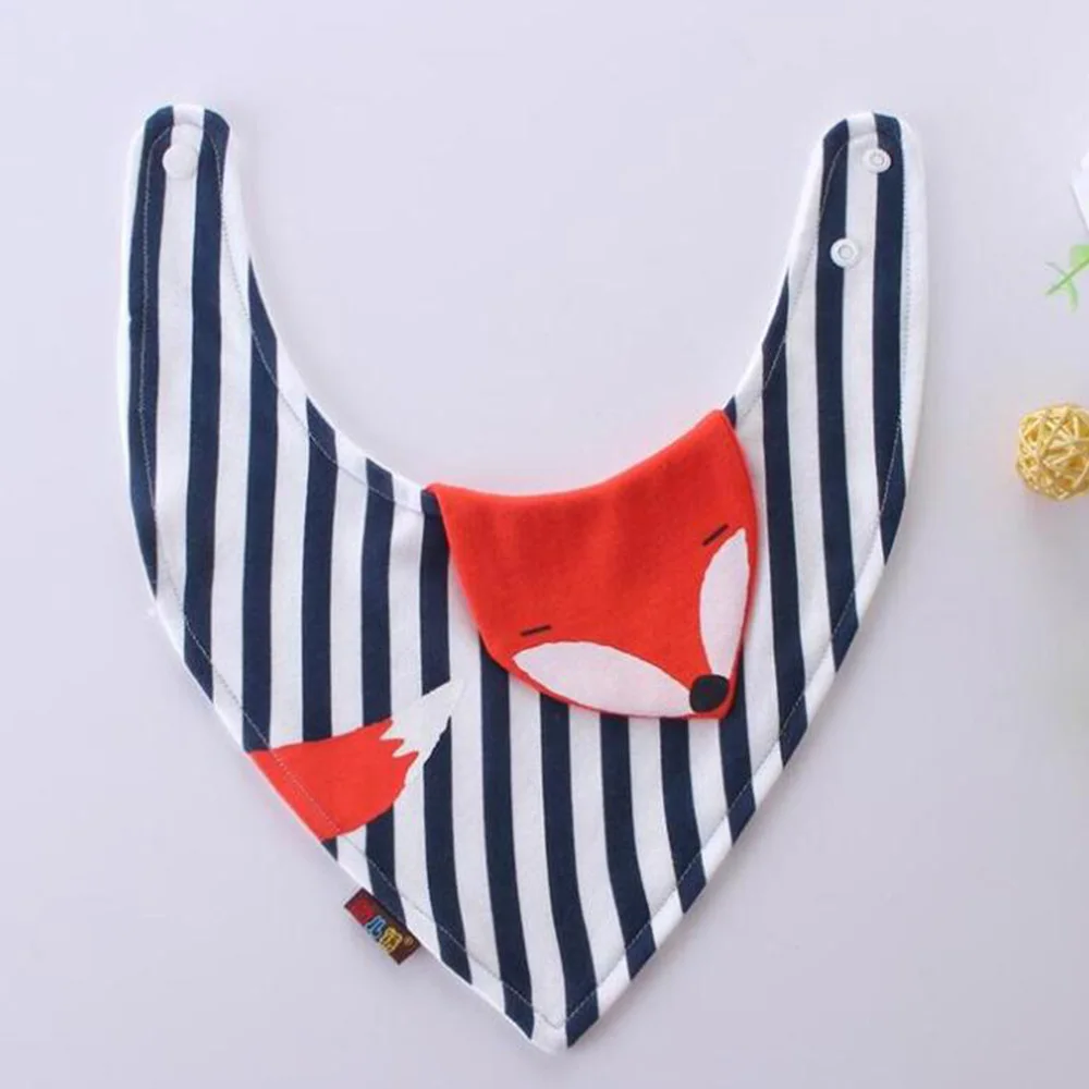 AmyaBaby муслиновые нагрудники Мультяшные хлопковые треугольные детские для