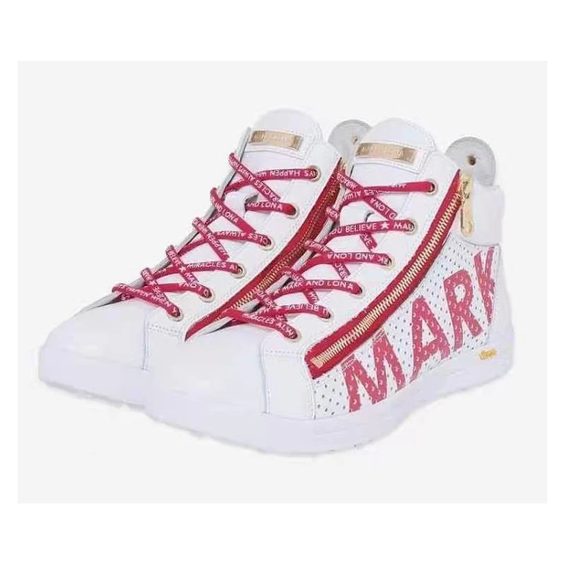 MARK &amplona High Top Golf Shoes for Women Sports Ladies' Breathable Non-slip Double Zipper Sneakers | Спорт и развлечения