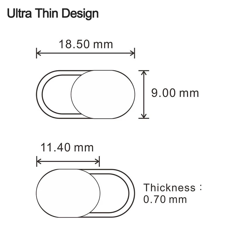 Крышка для веб-камеры универсальная противошпионская камеры iPad смартфона