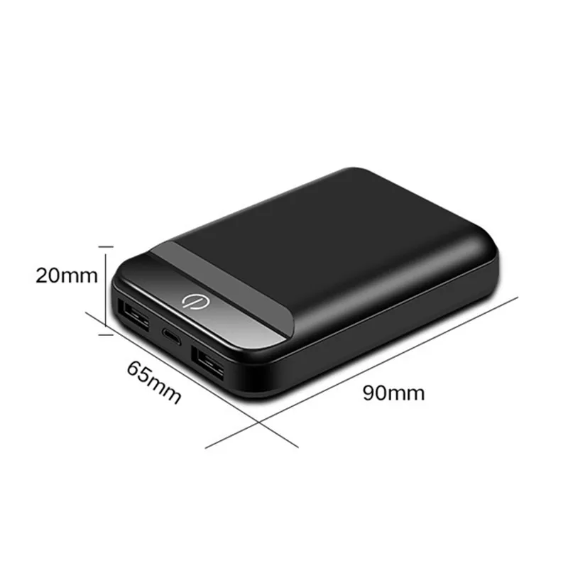Внешний аккумулятор 30000 мАч внешний PoverBank 2 USB светодиодный портативный мобильный