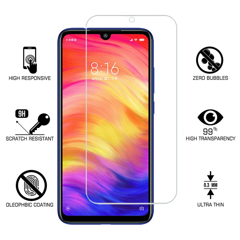 Для Redmi Note 7 Защитное стекло для Xiaomi S2 7A 6 5 Pro защита экрана закаленное K20 6a