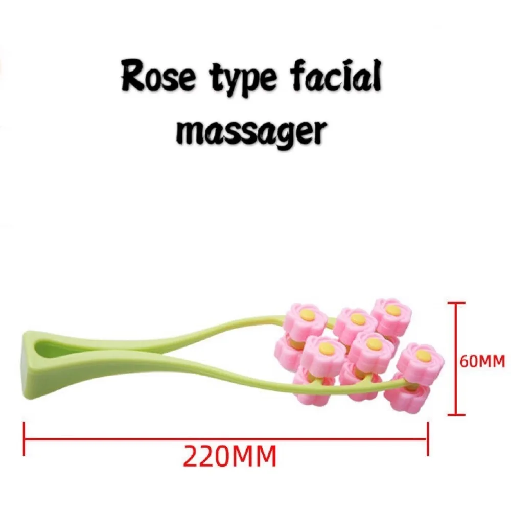 

Rose Flower Facial Massage Massager Facial Lifting V-Face Artifact Thin Face Lifting Roller Massager Roller Massage Relaxation