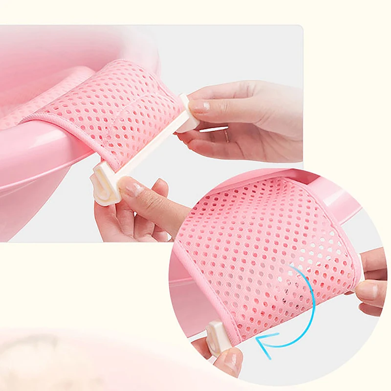 Регулируемая подушка для ванны новорожденных в форме Креста нескользящая