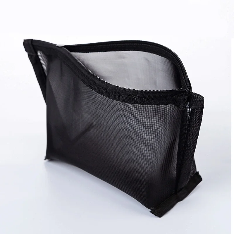 

Newly 3pcs Mesh Makeup Bags Zipper Pouch See Through Cosmetic Bag for Home Offices Travel m99