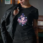 Летняя новая женская футболка с мультяшным принтом Диснея Мулан принцессы, Модный повседневный топ с прямой поставкой, одежда, футболка в стиле Харадзюку, Женский Топ